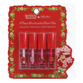 Set Glow Oils Shortcake Brillos Rosita Fresita X Celavi 4pzs Set Glow Oils Shortcake Brillos Rosita Fresita X Celavi 4pzs
