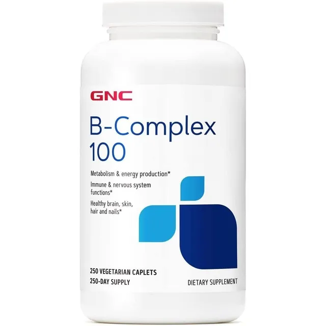 Gnc Vitamina Complejo B Big 100 250 Tabs De Eeuu