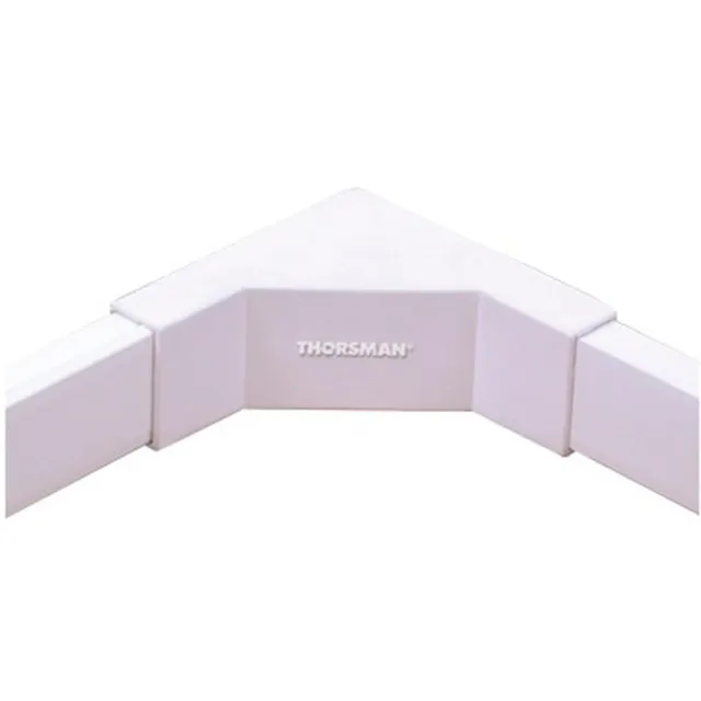 Esquinero Interior Blanco Pvc Para Canaleta Tmk1020 Thorsman