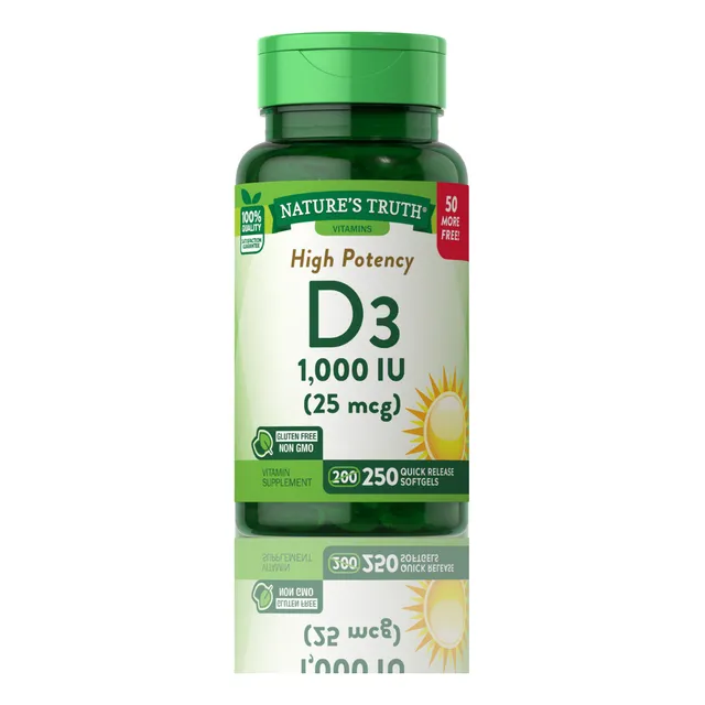 Vitamina D3 250sg 1000 Iu Nature's Truth