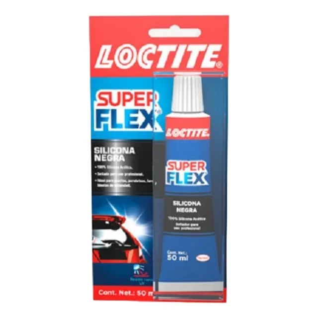 Loctite Super Flex 50 Ml Negro Sellador Silicona Seachet