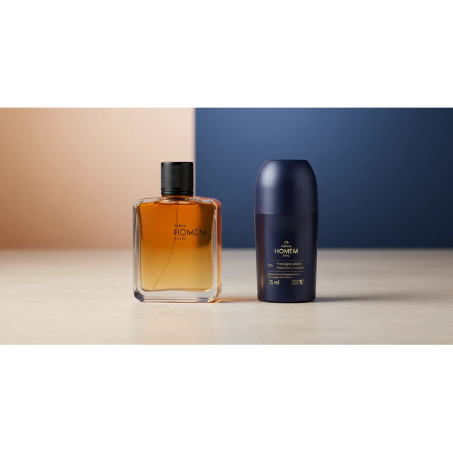 Presente Kit Homem: Deo Parfum Tato 100ml + Desodorante Rollon Tato 75ml