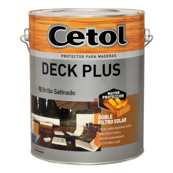 Cetol Protector Para Deck Plus Exterior Impregnante X 4l Color Natural