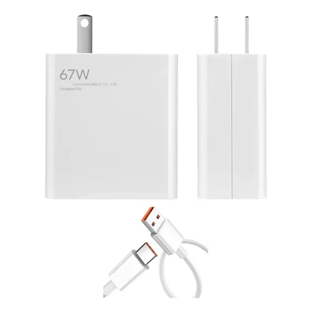 Cargador 67w Ultra Carga Para Xiaomi Redmi Note 11 / 10