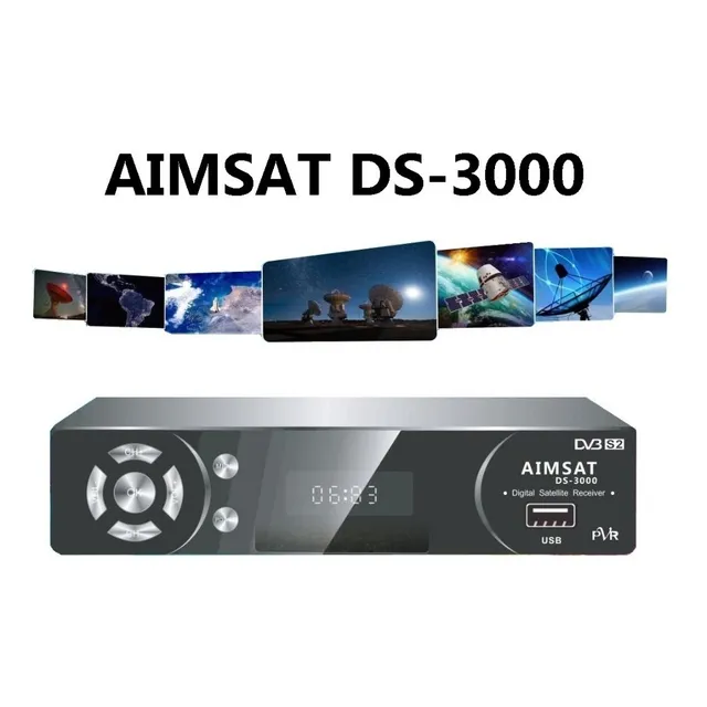 Decodificador Satelital Aimsat Ds-3000 Fta Canales Libres