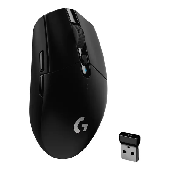 Logitech G305 Lightspeed Mouse Gaming Inalámbrico Negro Black