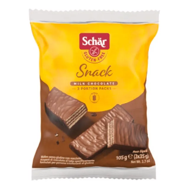 Snack Milk Chocolate Schar Sin Tacc X 105 Grs.