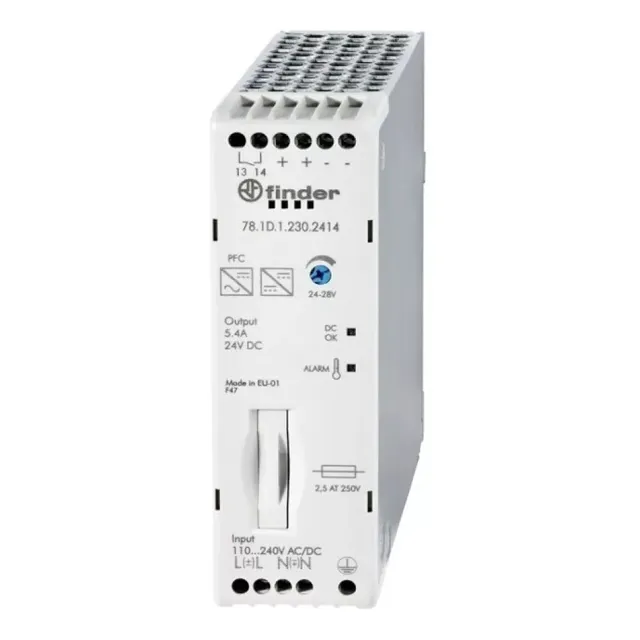 Fuente De Alimentación 24v Dc 5.4a 130w Finder 781d12302414
