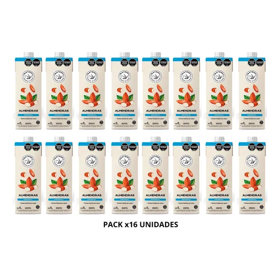 Leche De Almendras Tratenfu Original Caja X 16 Unidades
