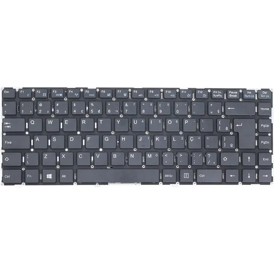 Teclado Para Notebook Hp 14-ap010 - Preto, Wifi F11, Tecla B