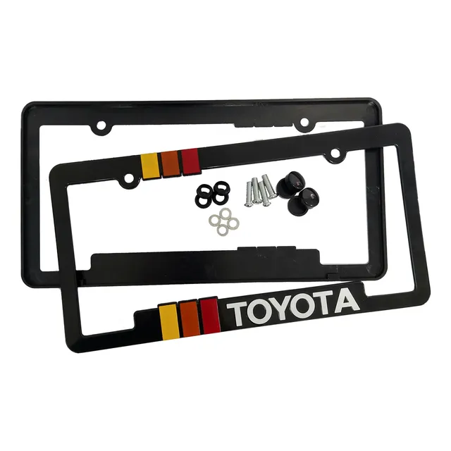 Portaplaca Trd Toyota ( Kit 2 Unidades Con Tornillos)