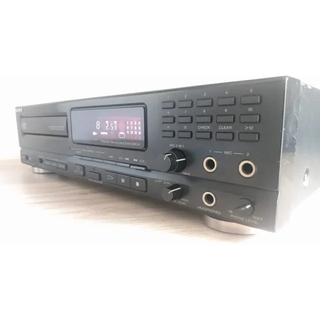 Compactera Sony Cdp-k1a - Pitch - Karaoke - Doble Dac Pcm56 Negro