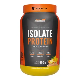 Isolate Protein Zero Lac 900g New Millen Sabor PĂȘssego&manga Isolate Protein Zero Lac 900g New Millen Sabor PĂȘssego&manga
