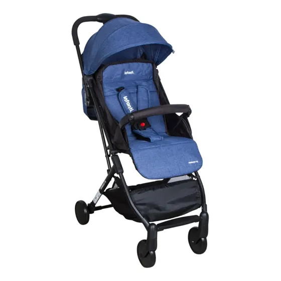 Coche Paseo Infanti Terrain Reclinable Color Azul Oscuro