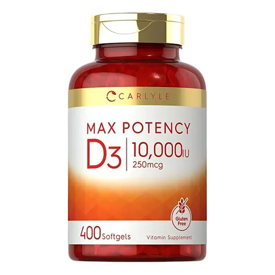 Vitamina D3 10.000iu Carlyle Max Potencia 250mcg X 400u Eeuu