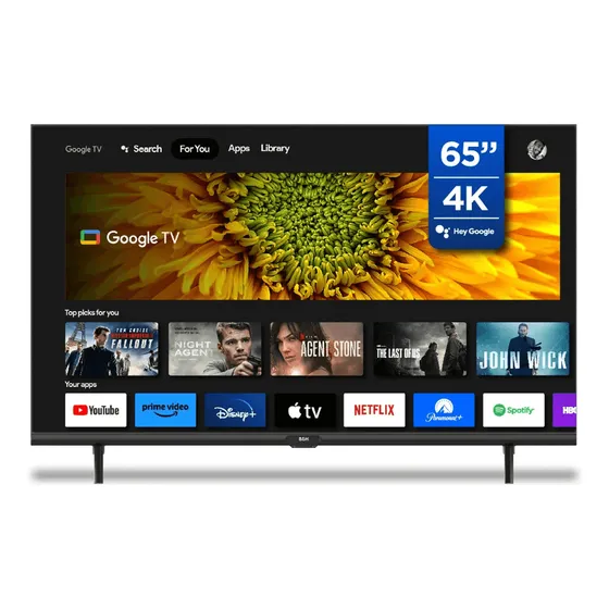 Televisores Bgh 65 B6524us6g Uhd 4k Smart Google Tv