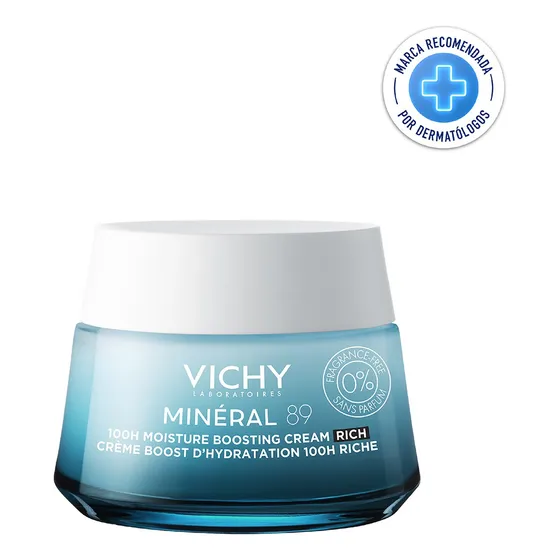 Vichy Minéral 89 Crema Rica 100h 50 Ml