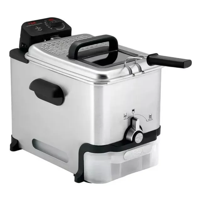 Freidora T-fal Ultimate Ez Clean Fr8000501 Acero In Plateado Frecuencia 120v 60hz 1700w