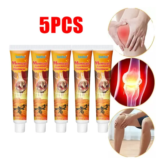 Crema Para Aliviar El Dolor De Articulaciones Y Rodilla, 5 U