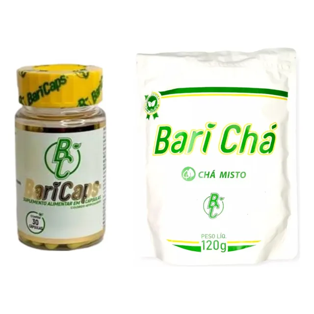 Combo Baricaps Tradicional + Té Detox