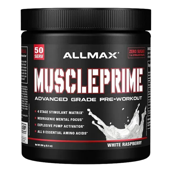 Pre Entrenamiento 50 Servicios Allmax Muscleprime Importado