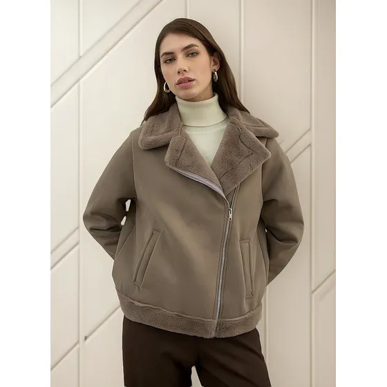 Campera Gamulan Gamuzado Con Cierre Dama (valeria) (001)