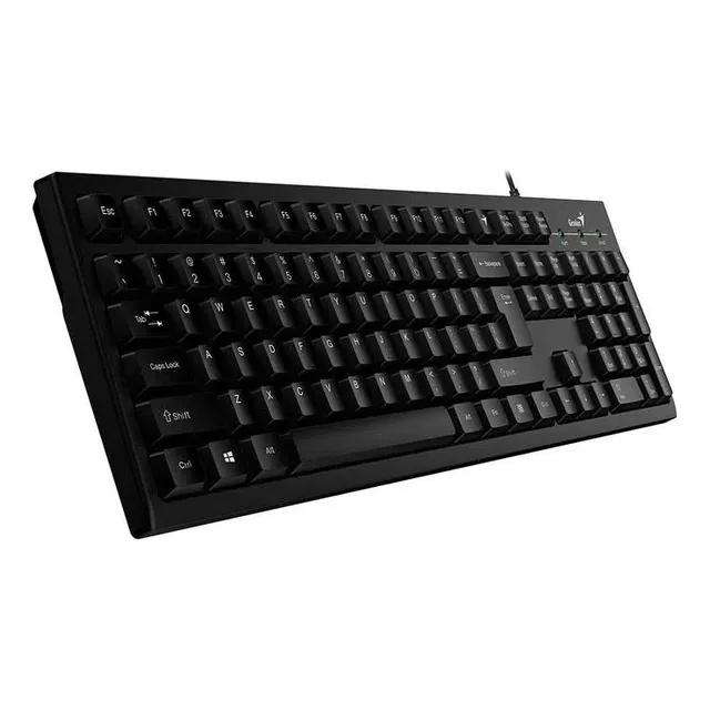 Teclado Alámbrico Marca Genius Kb-100 Windows /mac /linux Teclado Negro