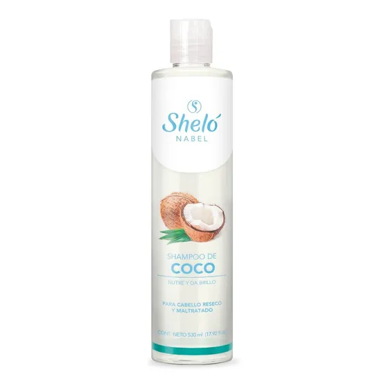 Shampoo De Coco Natural Sheló Revataliza Hidrata Y Da Brillo