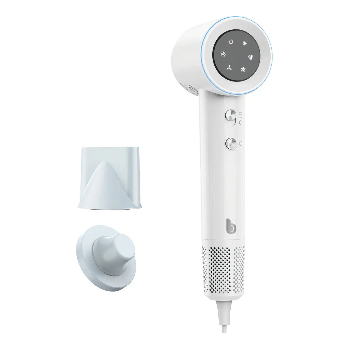 Secador De Cabelo Profissional De Alta Velocidade 110000 Rmp Cor Branco Secador De Cabelo Profissional De Alta Velocidade 110000 Rmp Cor Branco
