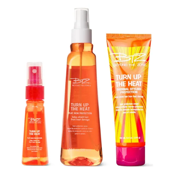 Kit Protector Termico De Cabello Turn Up The Heat 3 Pzas