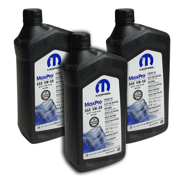 Aceite Motor Maxpro Mopar 5w-30 Api Sp 946ml Pack X3