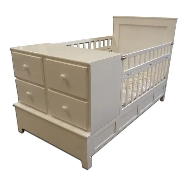 Cunas, Cama Cunas Para Bebes Cama Ind. Con 2 Buros