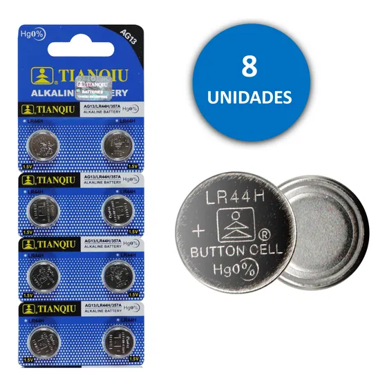 Batería Pila Ag13 Alcalina Lr44 G13 A76 Gp76a 357 Sr44w 