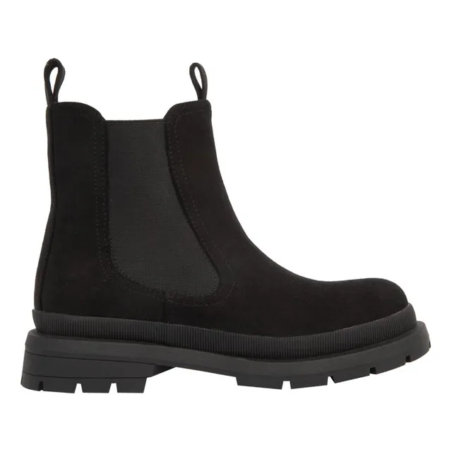 Bota Moto Ante Chelsea Lisa Goodyear Negro Mujer 230d