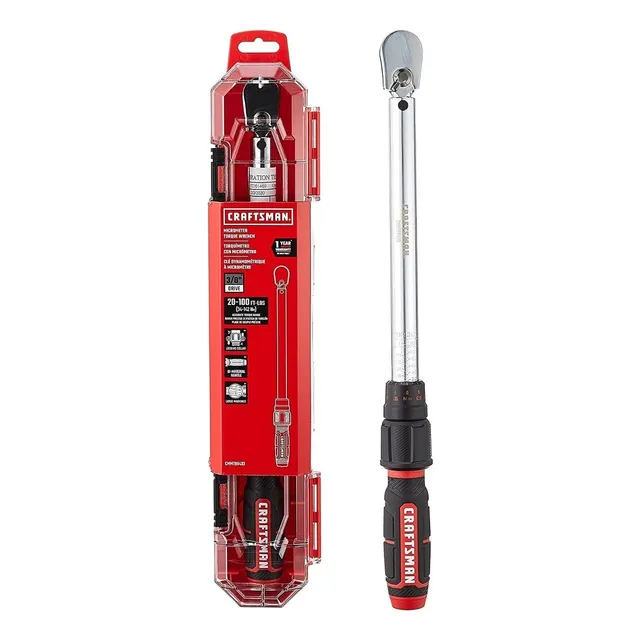 Torquímetro Craftsman® De 3/8'' Rango 20-100ft/lb C/ Estuche