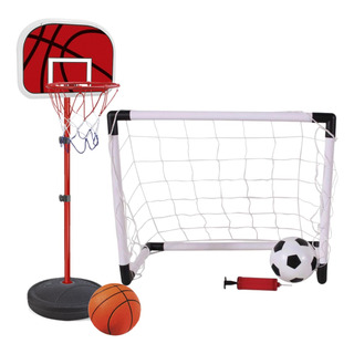 Brinquedo Cesta Tabela De Basquete + Golzinho Futebol 2 Em 1 Brinquedo Cesta Tabela De Basquete + Golzinho Futebol 2 Em 1