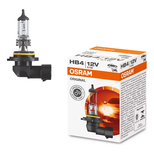 Lampara Osram Hb4 9006 Original Halogena 51w 12v P22d