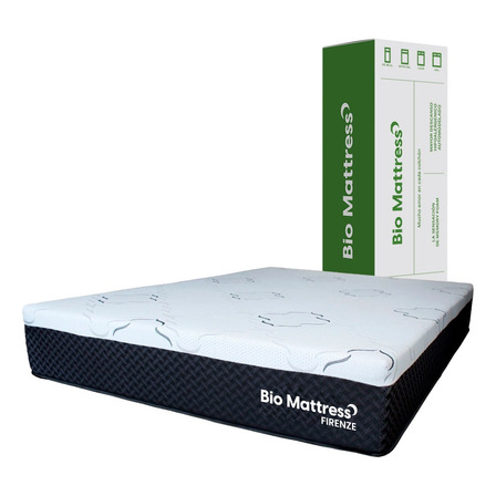 Colchón Matrimonial Memory Foam Suave Firenze Bio Mattress Color Negro Colchón Matrimonial Memory Foam Suave Firenze Bio Mattress Color Negro