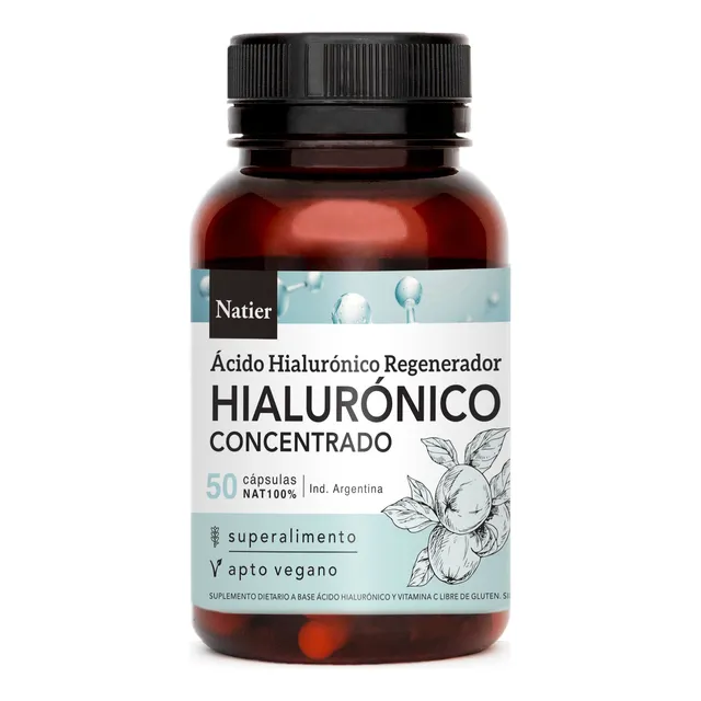 Natier Suplemento Ácido Hialurónico Concentrado X 50c