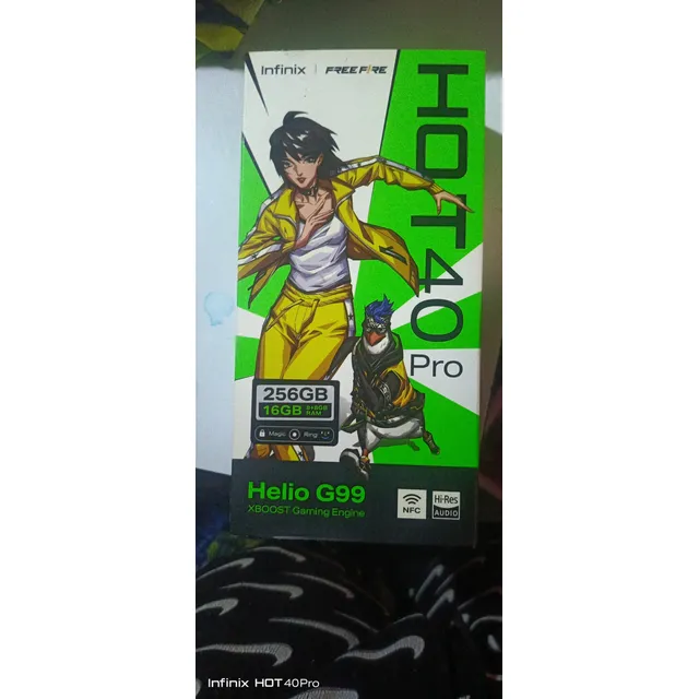 Infinix Hot 40 Pro, Dual Sim, 256 Gb, 8+8 Gb Ram
