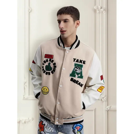 Chaqueta Universitaria Bomber Luxury