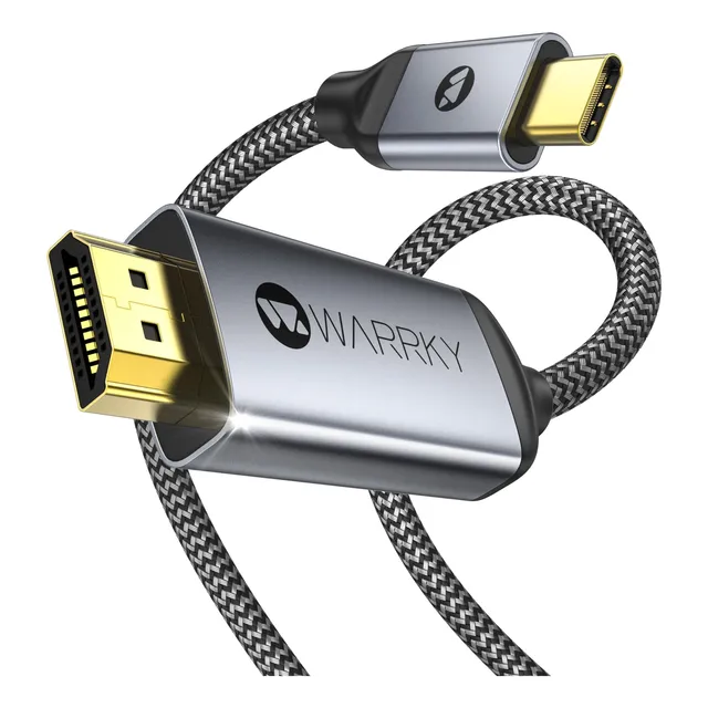 Cable Usb C A Hdmi Warrky 4k 60 Hz Para iPhone Macbook Galax