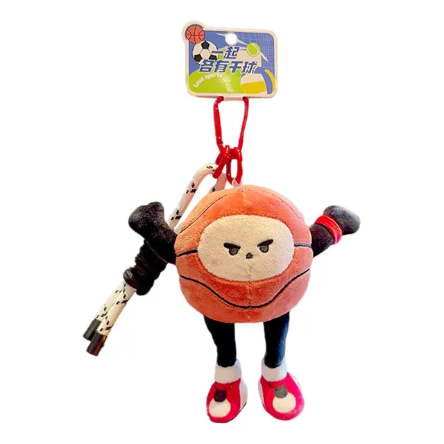 Gss Llaveros De Pelotas Deportivas Llavero De Peluche De