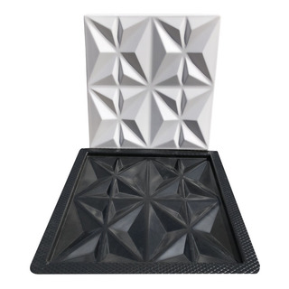 Forma Gesso/cimento Abs 3d - Cullinans 30 X 30 Cm Forma Gesso/cimento Abs 3d - Cullinans 30 X 30 Cm