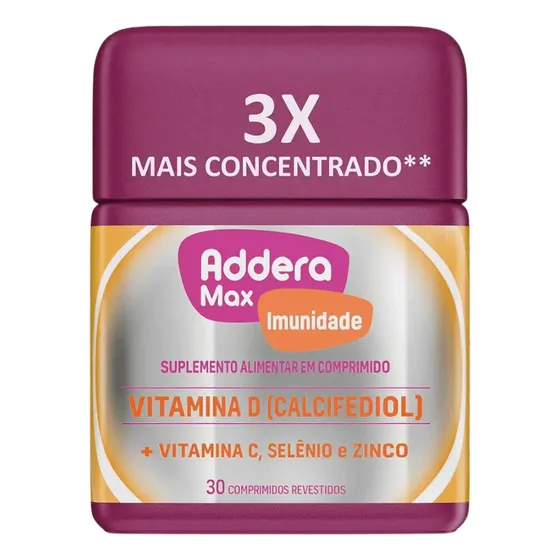 Vitamina D Addera +imunidade Max 30 Comprimidos