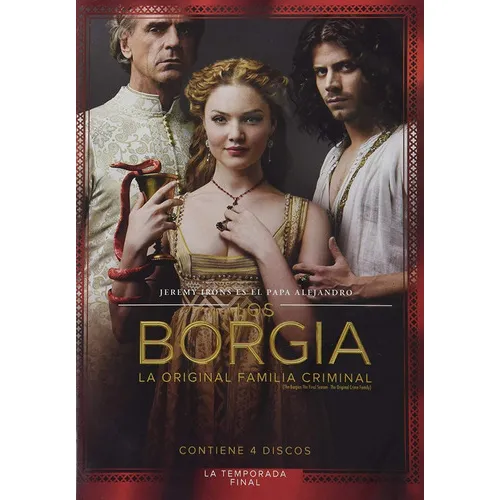 Los Borgia Tercera Temporada 3 Tres Dvd