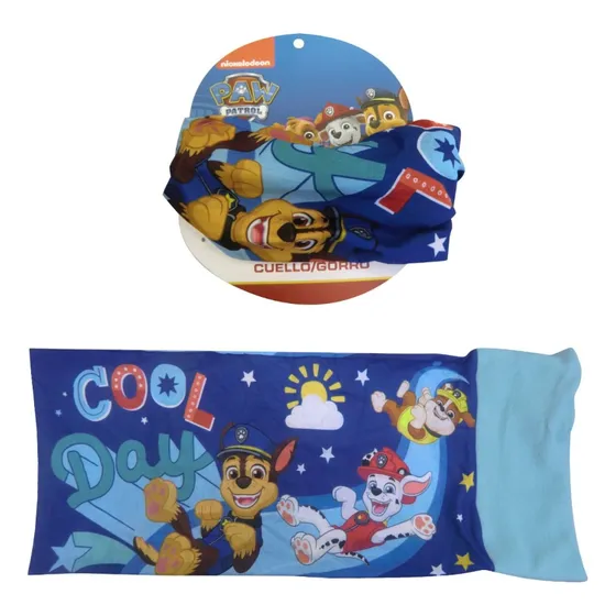Cuello Infantil Diseño Paw Patrol Para El Frío Para Niños