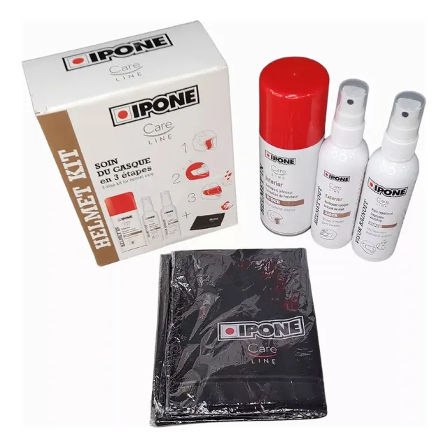 Kit Limpieza Casco Ipone Helmet Limpiador - Fas Motos