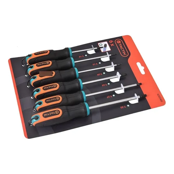 Atornillador Tactix # 205405  Torx Jgo.  6 Pzas