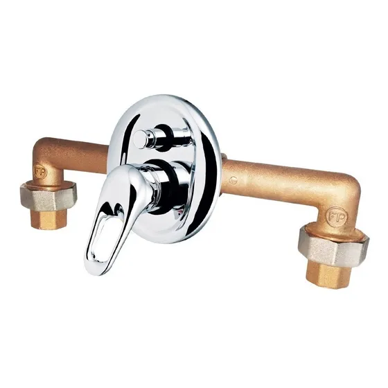 Grupo Ducha Bañera Monomando De Luxe Fundicion Pacifico Fp